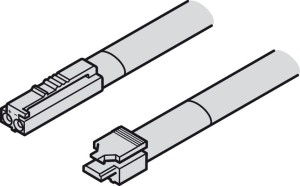  Przewód zasilający Häfele Loox5, do Häfele Loox5 12 V modułowy z łącznikiem zatrzaskowym 2-bieg. (monochromatyczna) (833.95.830)