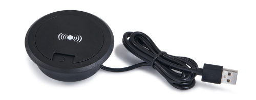 Ładowarka bezprzwodowa INDUKCYJNA ŁAD-W75-USB-CZ 5VDC 2A