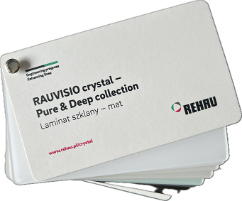 REHAU WZORNIK PŁYT CRYSTAL COLOR MAT KOLEKCJA 2024/2025