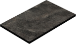 BLAT KOMPAKT-F121 ST87 4100x650x12MM Metal Rock antracytowy z czarnym rdzeniem