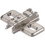 CLIP prowadnik, krzyżakowy, 03 mm, Stal, Wkręty, RW: otwór podłużny (173L6130)