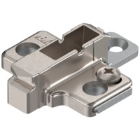  CLIP prowadnik, krzyżakowy, 06 mm, Cynk, wkręty EURO, RW: 2-częściowy (175H9160)