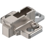 CLIP prowadnik, krzyżakowy, 09 mm, Cynk, wkręty EURO, RW: 2-częściowy (175H9190)