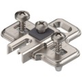 MODUL prowadnik, krzyżakowy, 0 mm, Stal, EXPANDO (zamont. specj. wkręty z kołkiem rozporowym), RW: otwór podłużny (194K6100E LODÓWKA)