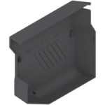 AVENTOS HK-S - zaślepka, prawa Czarna (20K8A01)