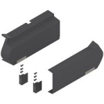 AVENTOS HF - Zaślepki do SERVO-DRIVE (zestaw z włącznikiem wpuszczanym) - Ciemnoszare Nowe (21F8020)