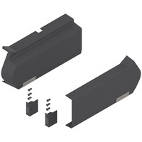 AVENTOS HF - Zaślepki do SERVO-DRIVE (zestaw z włącznikiem wpuszczanym) - Ciemnoszare Nowe (21F8020)