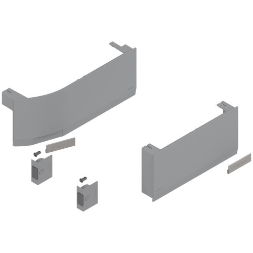 AVENTOS HK Top - Zaślepki do SERVO-DRIVE (zestaw z włącznikiem wpuszczanym) - Jasnoszare (23K8000)