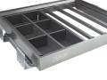 Wieszak na spodnie + organizer z prowadnicą Tandem SYMPHONY WB-664 P35 Antracyt L-600