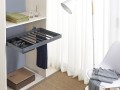 Wieszak na spodnie + organizer z prowadnicą Tandem SYMPHONY WB-664 P1 Biały L-600