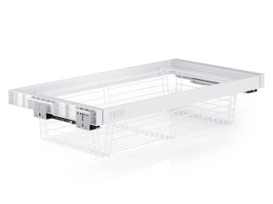  Kosz druciany z prowadnicą Tandem SYMPHONY WB-660 P1 Biały L-900