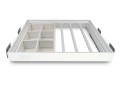 Wieszak na spodnie + organizer z prowadnicą Tandem SYMPHONY WB-664 P1 Biały L-900