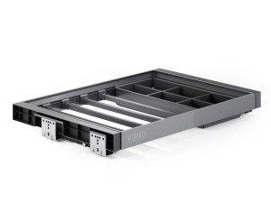  Wieszak na spodnie + organizer z prowadnicą Tandem SYMPHONY WB-664 P35 Antracyt L-700