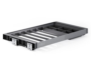  Wieszak na spodnie + organizer z prowadnicą Tandem SYMPHONY WB-664 P35 Antracyt L-800