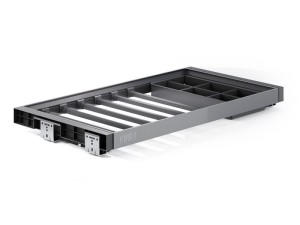 Wieszak na spodnie + organizer z prowadnicą Tandem SYMPHONY WB-664 P35 Antracyt L-900