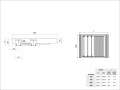 Wieszak na spodnie + organizer z prowadnicą Tandem SYMPHONY WB-664 P35 Antracyt L-900