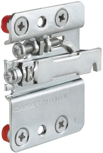 CAMAR 807 B - Zawieszka meblowa do szafek dolnych (do wyfrezowania i na wcisk) Lewa (290.40.904)