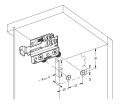 CAMAR 801 - Zawieszka meblowa (na wcisk) udźwig 200kg/parę Lewa (290.40.906)