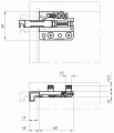 CAMAR 801 - Zawieszka meblowa (na wcisk) udźwig 200kg/parę Lewa (290.40.906)