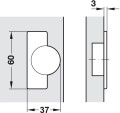 METALLA SO Zawias bliźniaczy (1/2) 110° (311.90.501)