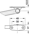 FREE FLAP H 1.5 Model D zestaw 1-częściowy do zastosowania jednostronnego Prawy Biały (372.39.830)