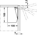 FREE FLAP 1.7 model B, 107 st, kpl. z mocowaniem frontu (372.91.407)