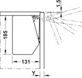 FREE FLAP 3.15 model G, 107 st., kpl. z mocowaniem frontu jednoczęściowych klap drewnianych, szklanych lub z ramką aluminiową (372.91.413)