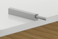 TIP-ON Zatrzask drzwiowy Free Flap typ 2 Siła=22-34N, Szary (RAL 7035) (372.91.471)