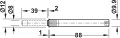 TIP-ON Zatrzask drzwiowy Free Flap typ 2 Siła=22-34N, Szary (RAL 7035) (372.91.471)