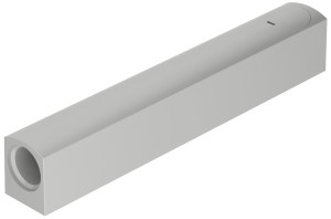  TIP-ON Adapter Free Flap Długi prosty do zatrzasku drzwiowego Free Ø 10 x 90 mm Szary (372.91.479)