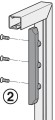 FREE FLAP Łącznik do Klap z ramą aluminową 20 mm (372.91.599)