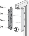FREE FLAP Łącznik do Klap z ramą aluminową 20 mm (372.91.599)