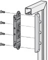 FREE FLAP Łącznik do Klap z ramą aluminową 20 mm (372.91.599)