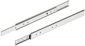 Prowadnica kulkowa, wysuw częściowy, Accuride 2026, udźwig do 50 kg, stal, montaż boczny, obustronnie wysuwana, 500 mm (420.45.950)