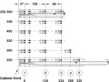 Prowadnica Favorit A30 ham. clip 3D, 300 mm (433.03.751)