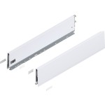 MERIVOBOX - Boki Szuflad wys. K (129 mm), L-600 mm, Biały kpl. (470K6002S SW-M)
