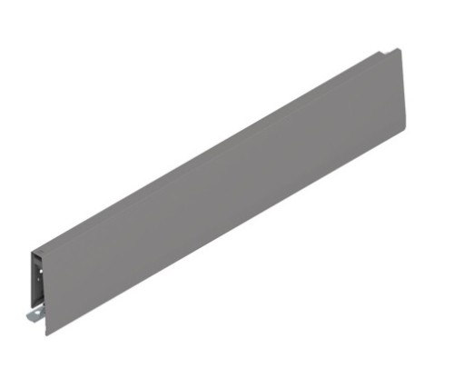 MERIVOBOX - Boki Szuflad wys. M (91 mm), L-450 mm, Szary indium Prawy (470M4502S IG-M)