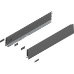 MERIVOBOX - Boki Szuflad wys. M (91 mm), L-550 mm, Antracyt kpl.(470M5502S OG-M)