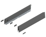 MERIVOBOX - Boki Szuflad wys. M (91 mm), L-600 mm, Antracyt kpl.(470M6002S OG-M)