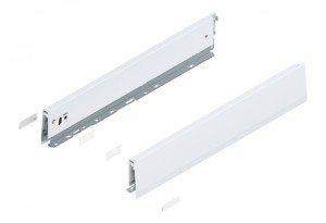 MERIVOBOX - Boki Szuflad wys. M (91 mm), L-600 mm, Biały kpl.(470M6002S SW-M)