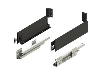  MATRIX S SLIM SZUFLADA L=500, H=84, 35KG, CZARNY (514.11.305)