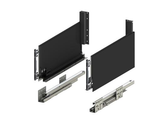 MATRIX S SLIM SZUFLADA L=400, H=199, 35KG, CZARNY (514.15.303)