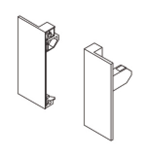 MATRIX S35 Mocowanie Frontu wewnętrznego L= 84mm, Szary (552.70.692)
