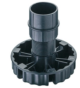  HE - Nóżka meblowa na wcisk H=  75 mm (69-93 mm) (637.76.322)