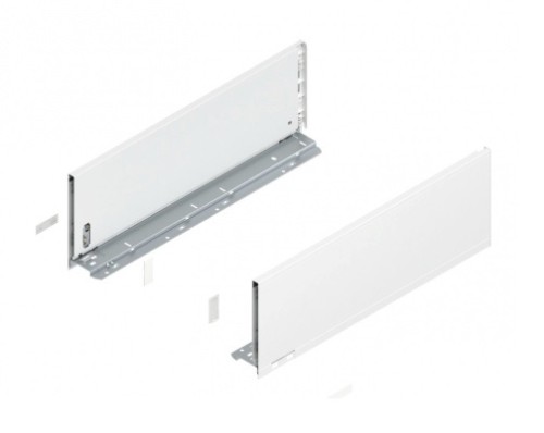 LEGRABOX - Boki Szuflad wys. C (177,0 mm), L=400 mm, lewy/prawy, Biały Pure (770C4002S)