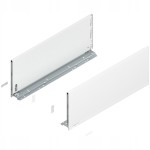 LEGRABOX - Boki Szuflad wys. F (241,0 mm), L=500 mm, lewy/prawy, Biały Pure (770F5002S)