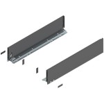 LEGRABOX - Boki Szuflad wys. K (128,5 mm), L=500 mm, lewy/prawy, Antracyt Pure (770K5002S)