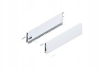 LEGRABOX - Boki Szuflad wys. K (128,5 mm), L=550 mm, lewy/prawy, Biały pure (770K5502S)