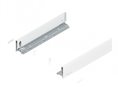 LEGRABOX - Boki Szuflad wys. M (90,5 mm), L=450 mm, lewy/prawy Biały (770M4502S)