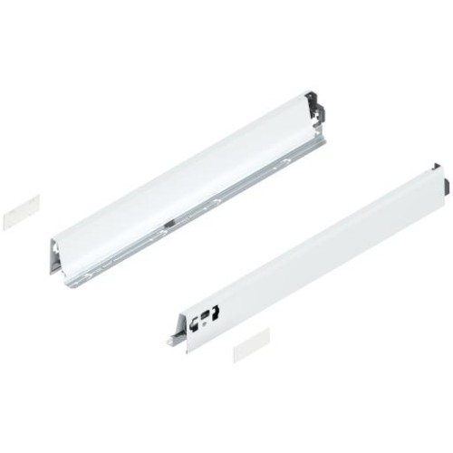LEGRABOX - Boki Szuflad wys. M (90,5 mm), L=550 mm, lewy/prawy Biały (770M5502S)
